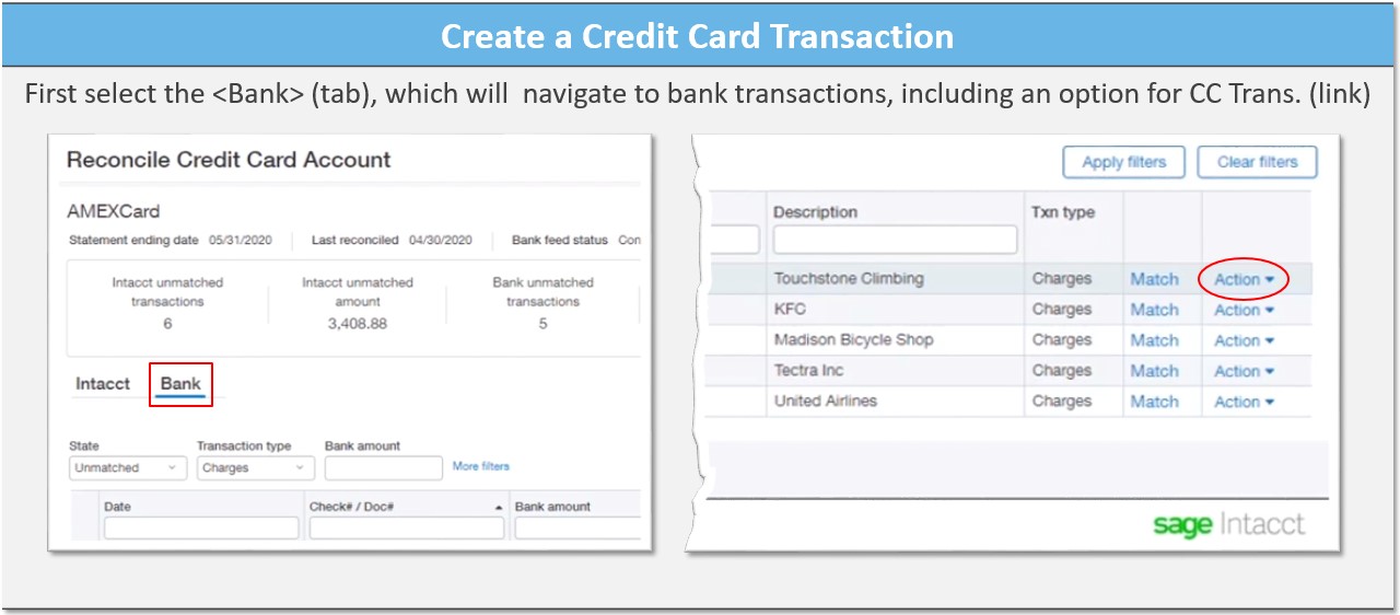 CM - Create a Credit Card Transaction